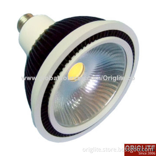 LED Spotlight Bulb, 12W PAR30, Lifud Power, Bridgelux Chip, COB LED, 3yrs Warranty/E27/High-polished